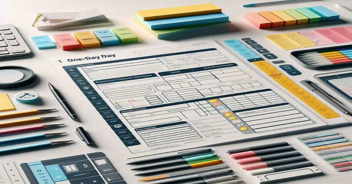 Customizable Forms Organizers OneDayForm